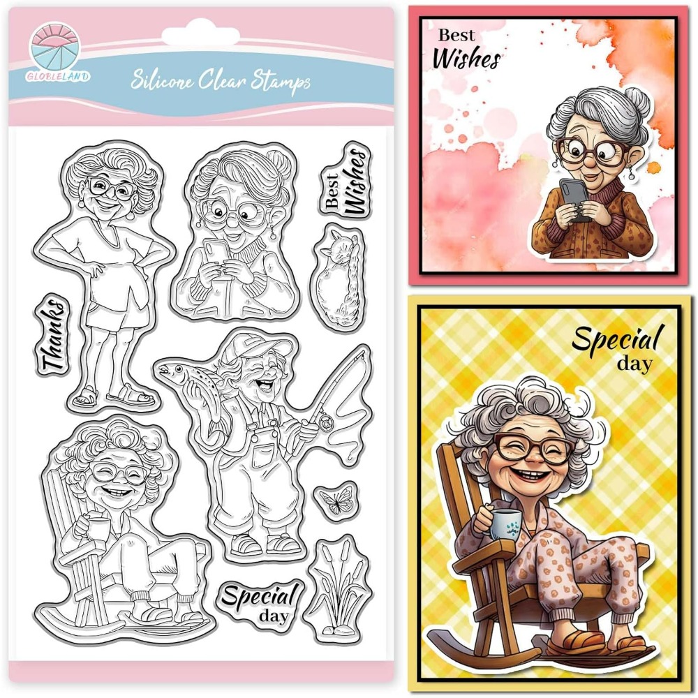 Sellos transparentes sonriente - Clear Silicone Stamps For Card Making reseña y precio
