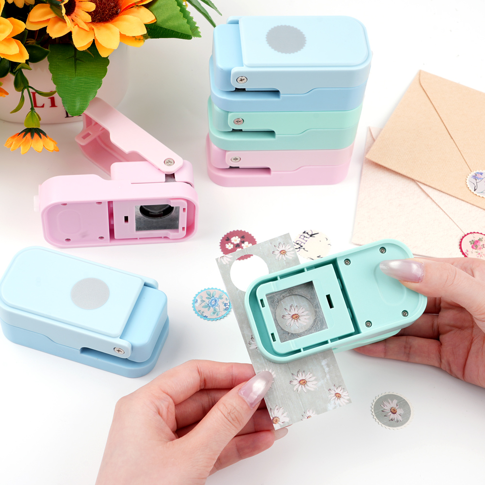Perforadora de círculos con di - Scrapbooking reseña y precio
