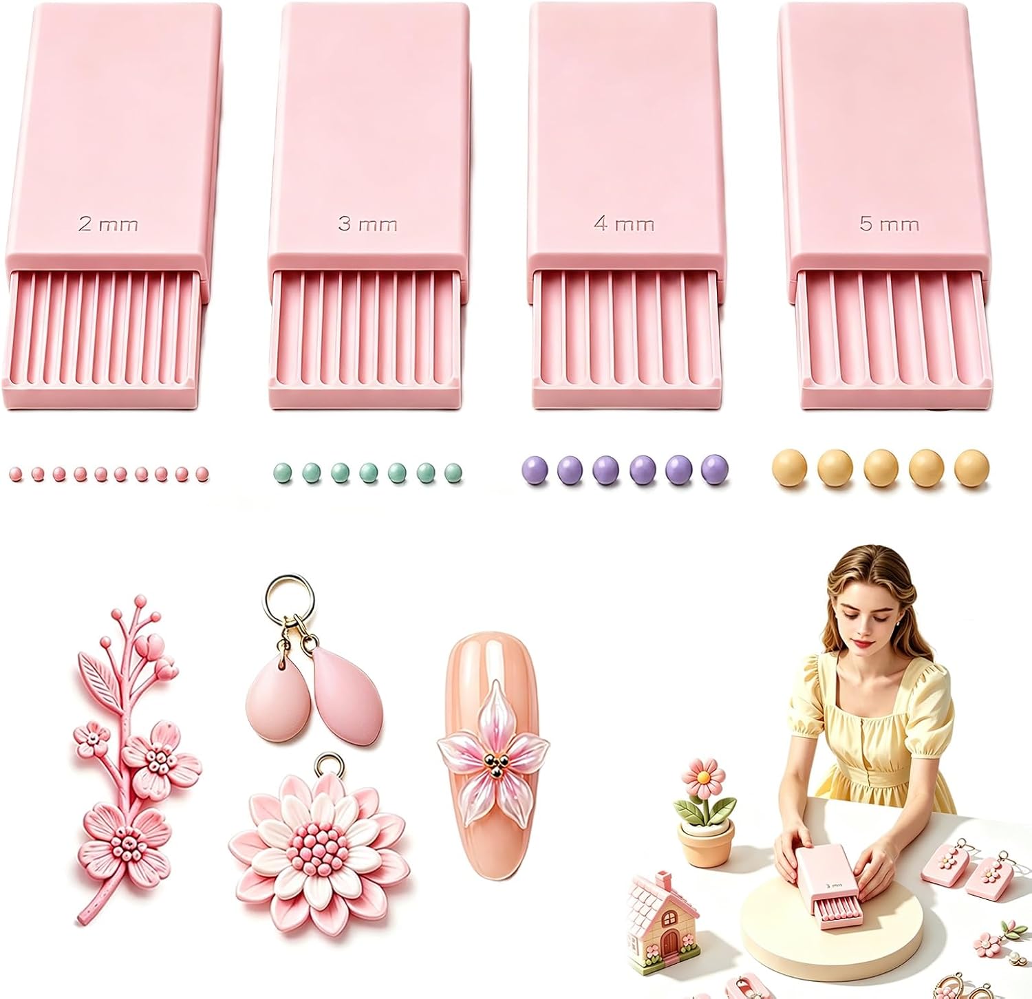 Herramienta para hacer bolas d - Beading reseña y precio