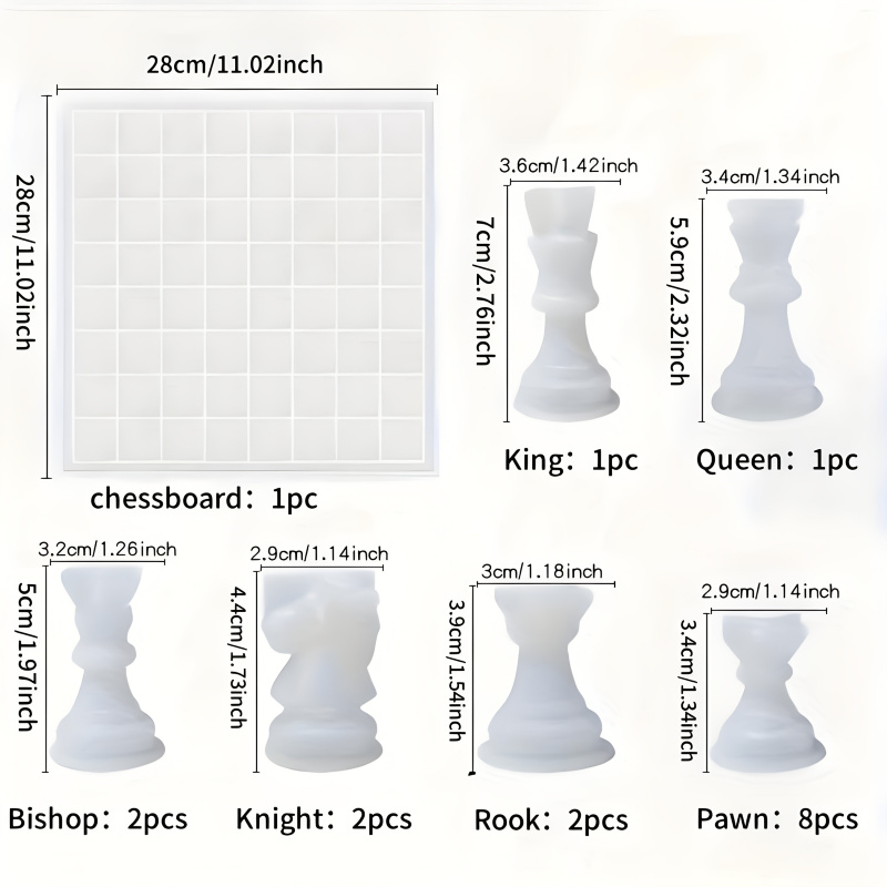 Juego de moldes de silicona de - Silicone Epoxy Resin Molds Set reseña y precio