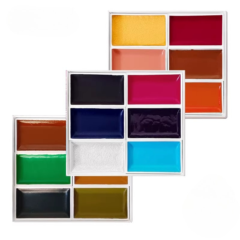 Set de Pintura de Acuarela Sól - Watercolor Paint Set Solid Pigment reseña y precio