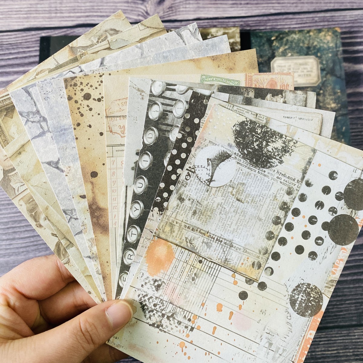 Juego de 100 hojas de papel pa - Vintage Junk Journal Scrapbooking Paper reseña y precio