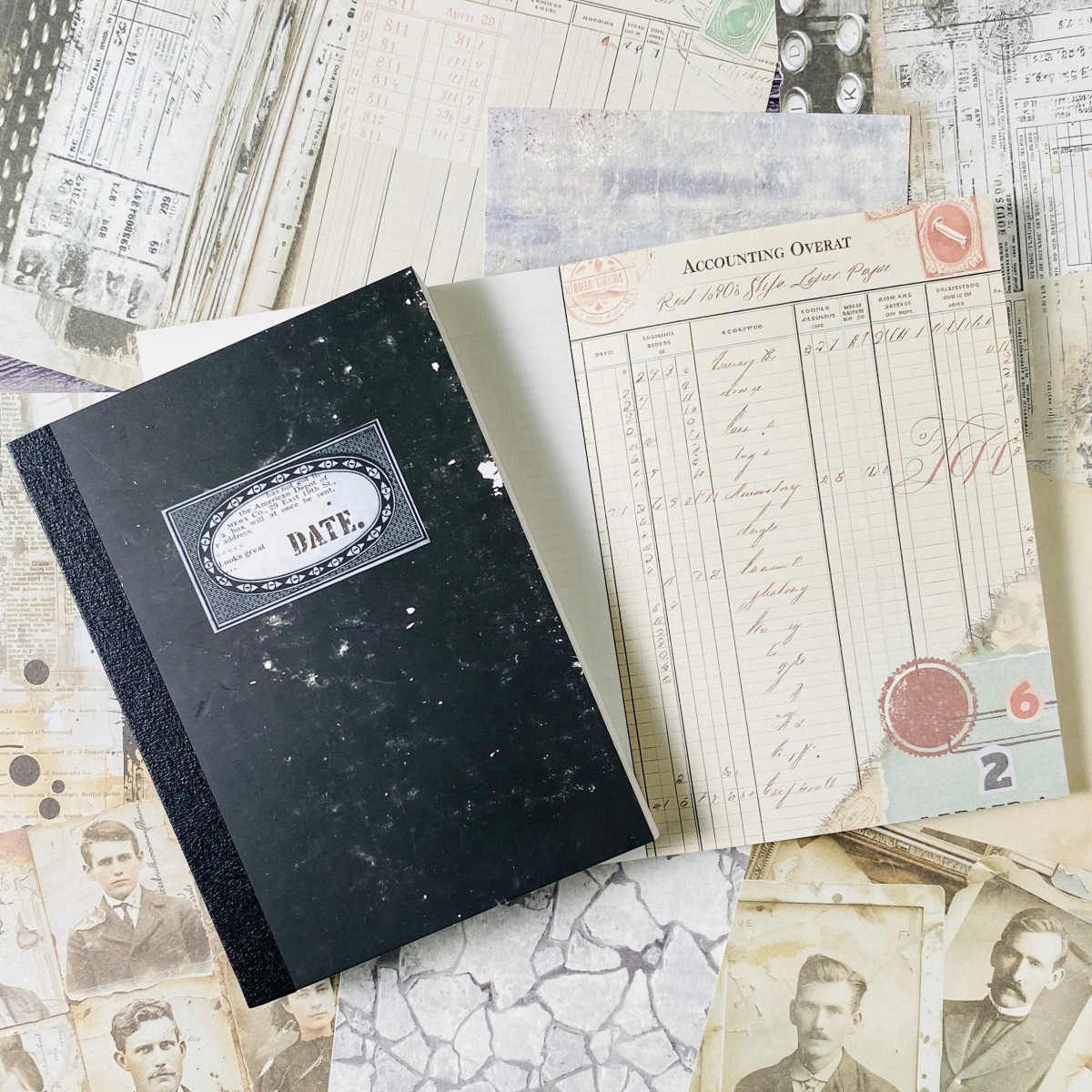 Juego de 100 hojas de papel pa - Vintage Junk Journal Scrapbooking Paper reseña y precio