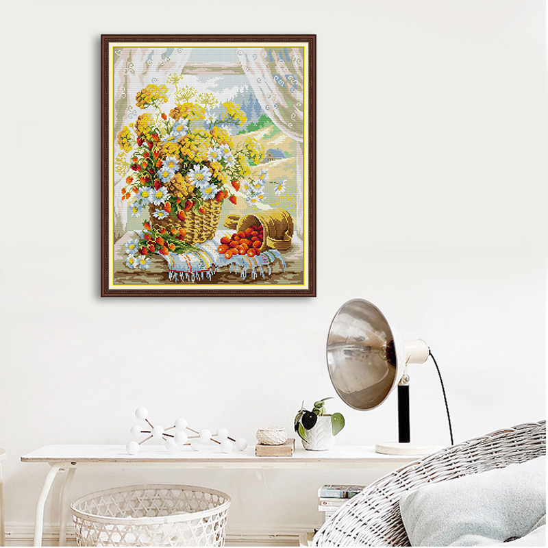 Kit de punto de cruz estampado - Cross Stitch Stamped Kits Beginners reseña y precio