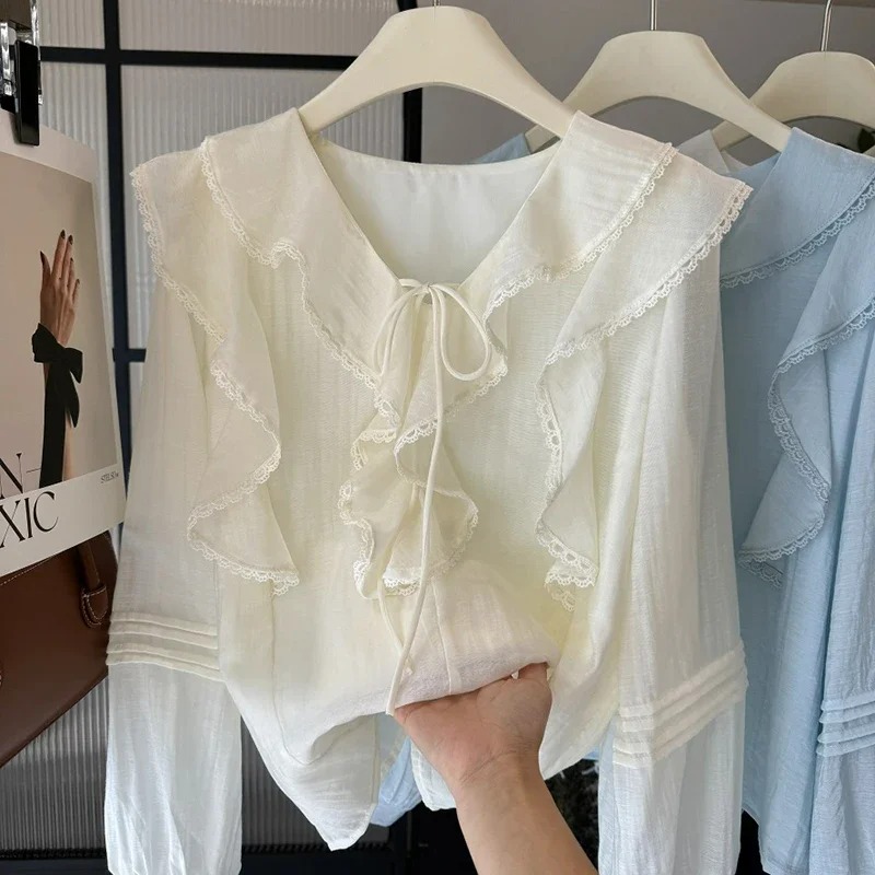 Blusa Elegante Francesa con Cu - Embroidery reseña y precio