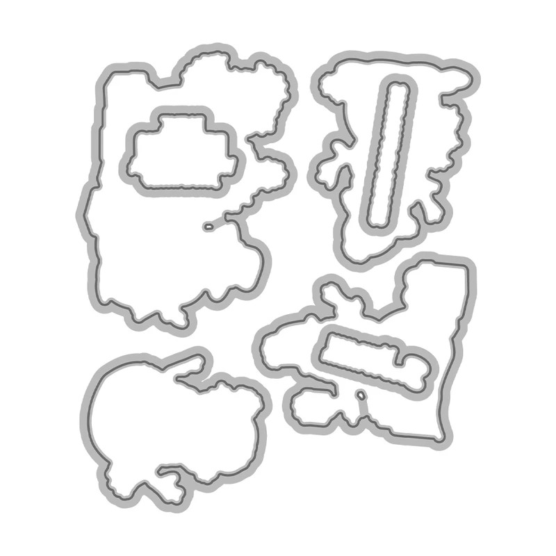 Troqueles de corte de metal y  - Clear Silicone Stamps For Card Making reseña y precio