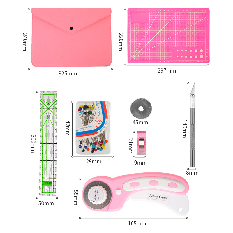 Juego de cortadores rotativos  - Rotary Cutter For Fabric 45Mm reseña y precio