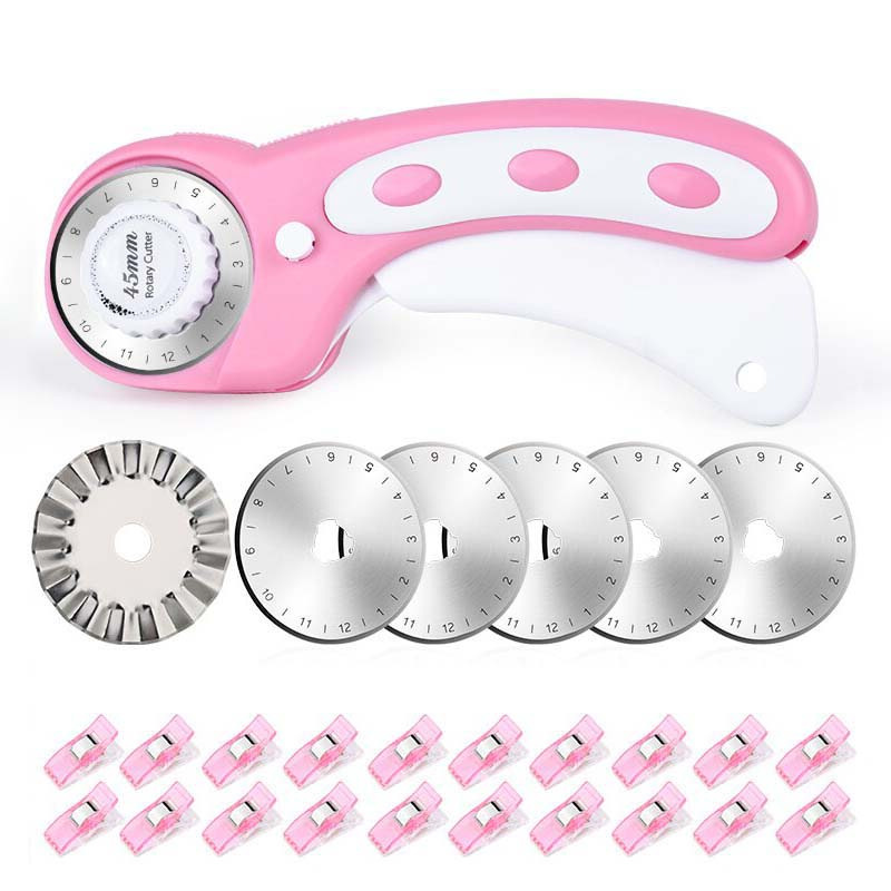 Juego de cortadores rotativos  - Rotary Cutter For Fabric 45Mm reseña y precio