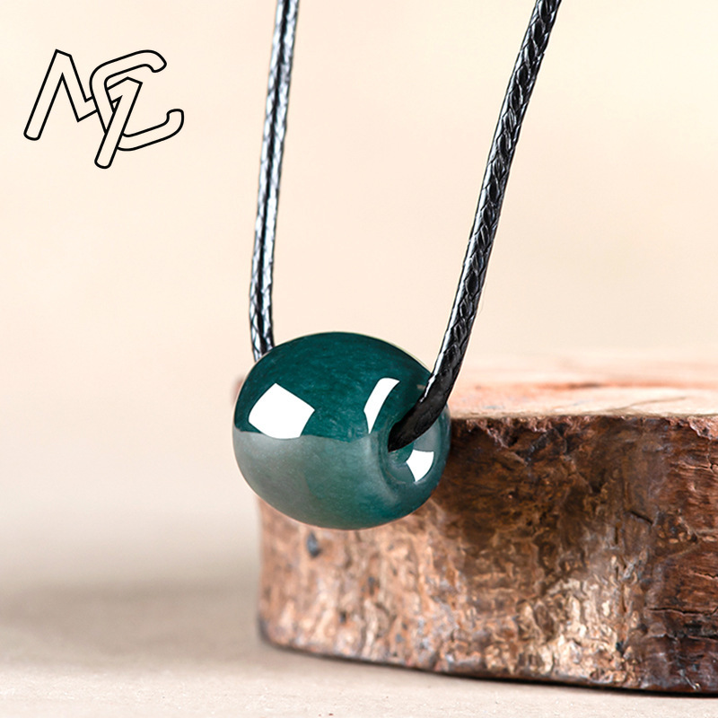 Colgante de Jadeíta Natural de - Beading reseña y precio