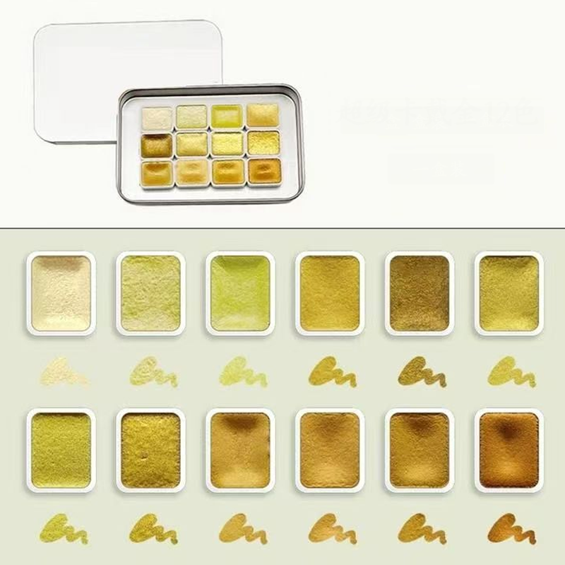 Un juego completo de pigmentos - Watercolor Paint Set Solid Pigment reseña y precio