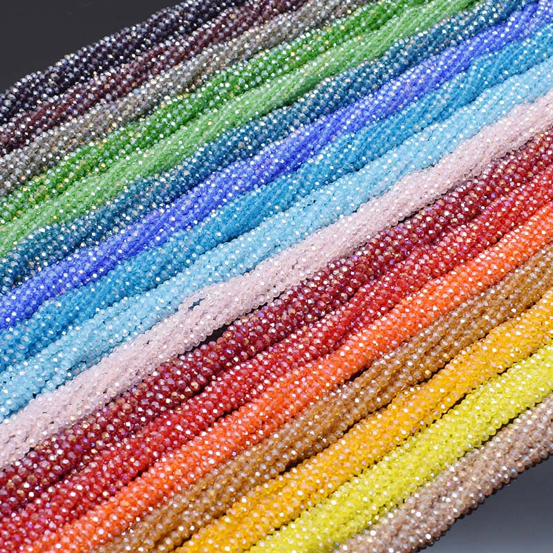 Cuentas de cristal facetadas r - Glass Seed Beads 2Mm Jewelry Making reseña y precio